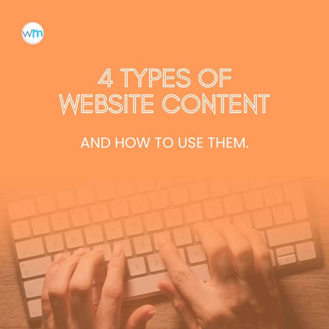 4 Different Types of Website Content